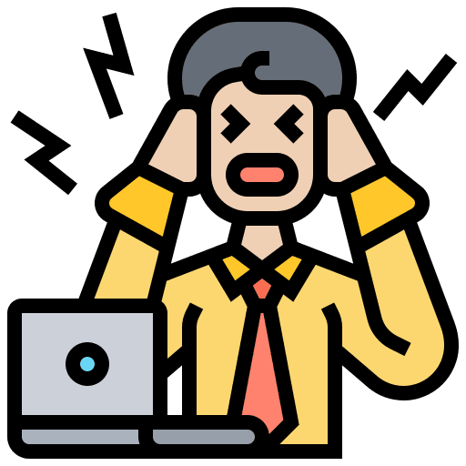 Ícone de Burnout e Estresse